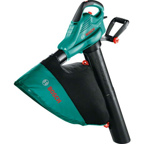 Suflanta pentru frunze Bosch ALS 2400, Sac colector 45 L, 2400 W, Viteza maxima aer 300 km/h, Negru/Verde 06008A1005