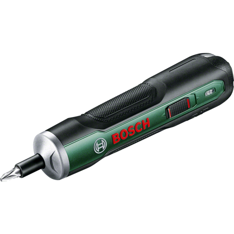 Şurubelniţă electrica Bosch PushDrive, 3.6 V, 360 rpm, Acumulator Litiu-Ion integrat, Negru/Verde 06039C6020