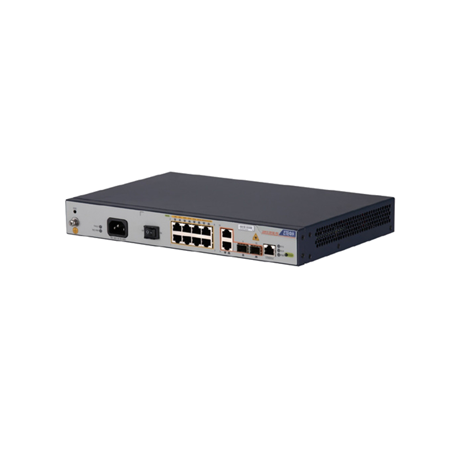 Switch ZXR10 2910E-PS, AC, POE, AC base, Easy Maintenance Secure, 8FE RJ45 (POE) + 2GE Combo