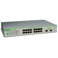 Allied Telesis Switch GS950 16 Gigabit, 2 SFP, L2 WebSmart