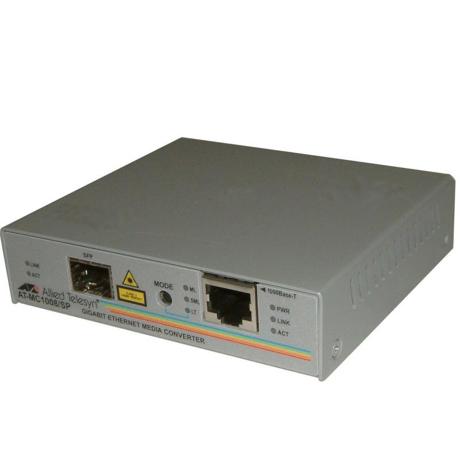 Switch media convertor Allied Telesis 1 port Gigabit - 1 port SFP