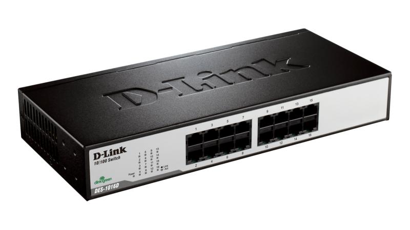 Switch D Link DES-1016D 16 porturi 10/100