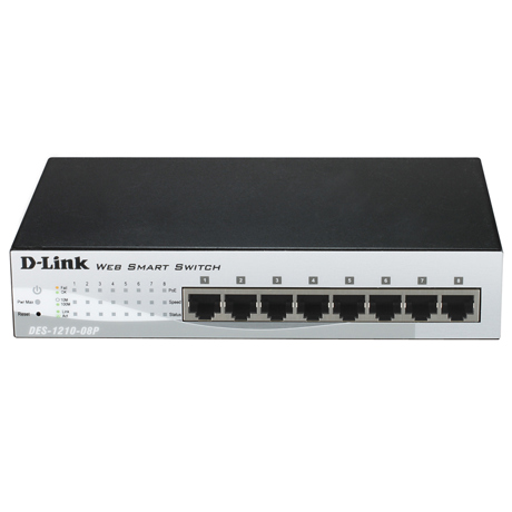Switch D Link Web Smart DES-1210-08P