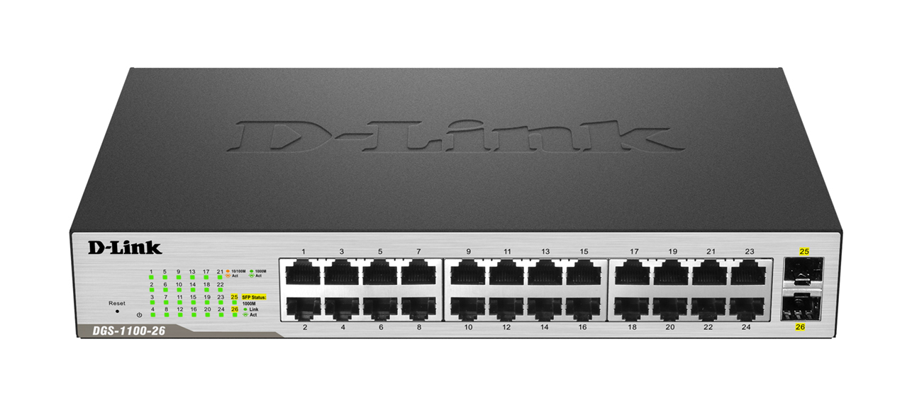 Switch D-Link DGS-1100-18, 16GE, 2SFP