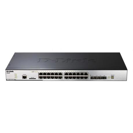 Switch D-Link DGS-3120-24TC/SI, 20 porturi Gigabit, 4 porturi combo 1000Base-T/SFP