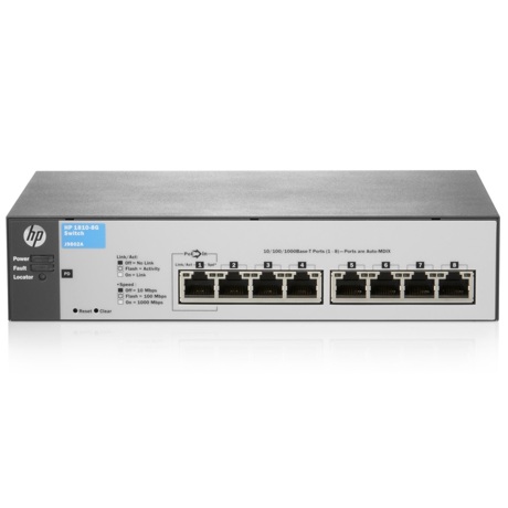 Switch HP WebManaged Lo-Feature FE 1810-8, 7x10/100 ports