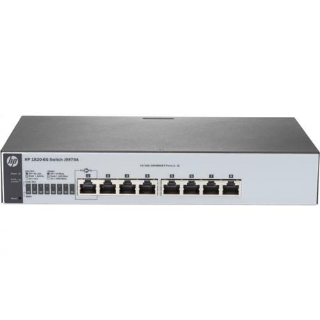 Switch HP 1820-8G, cu management, fara PoE, 8x100/1000Mbps-RJ45