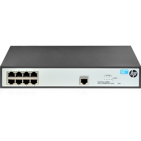 Switch HP 1620 8 porturi Gigabit 48Gbps rackabil Layer 2 smart-managed