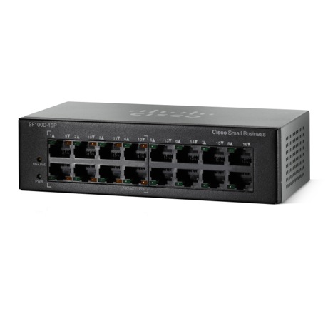 Switch Cisco SF110D-16 16-Port 10/100 Desktop Switch