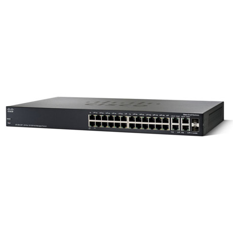 Switch CISCO SRW224G4-K9-EU SF 300-24 24-port 10/100 Gigabit Uplinks