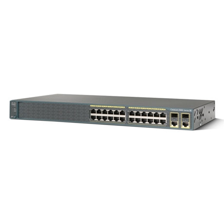 Switch Cisco Catalyst 2960 Plus 24 Ports PoE+2 TSFP LAN Lite