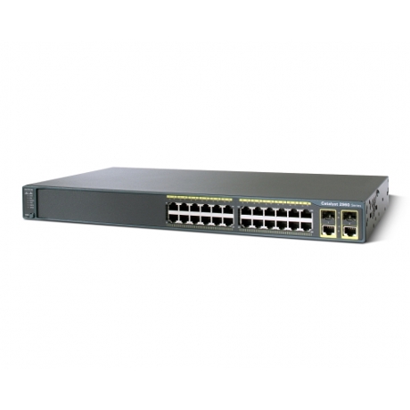 Switch Cisco Catalyst 2960 Plus 24 Ports +2 TSFP LAN Base