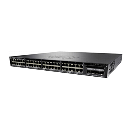 Switch Cisco Catalyst 3650 48 Port Full PoE 4x1G Uplink IP Services