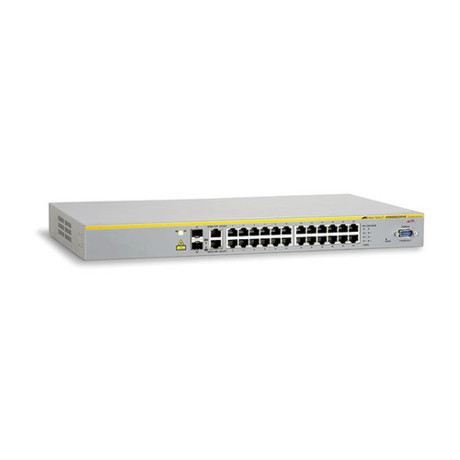 Switch Allied Telesis 8000S 24 FastEthernet, 2 SFP Gigabit, L2 Managed