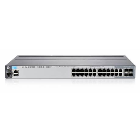 Switch HP 2920 20 Gigabit, 4 Gigabit dual-personality, 1 port RJ-45/USBmicroB dual-personality, 1 OOB management, L3 Managed
