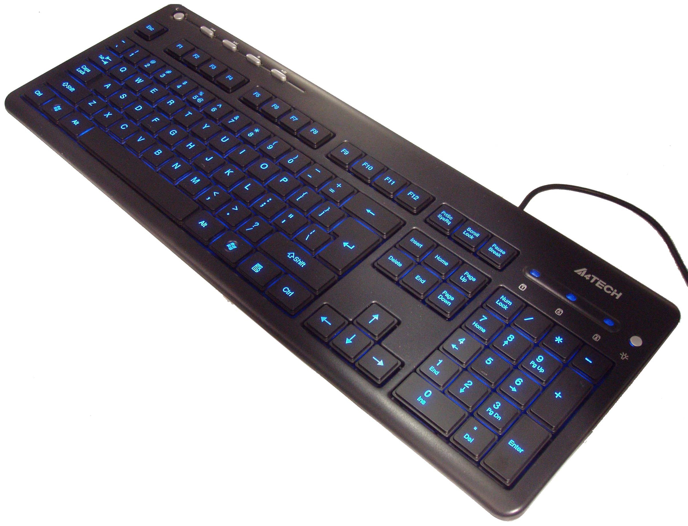 Tastatura A4TECH KD-126-2 X-SLIM Led, USB, White