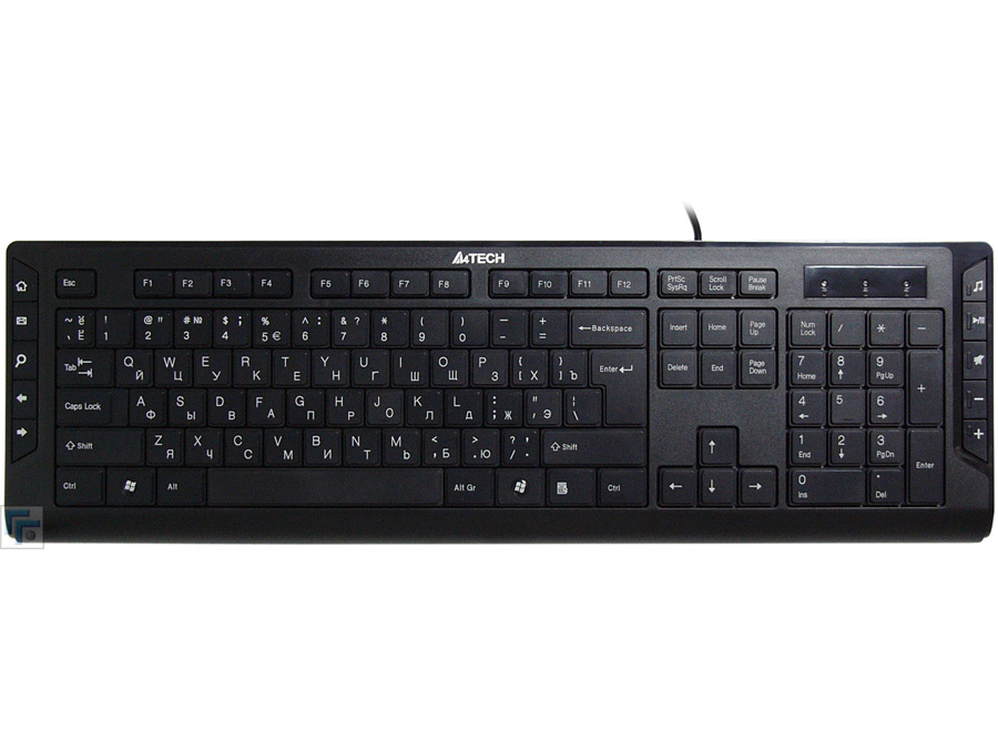 Tastatura A4TECH KD-600, USB, X-slim, negru