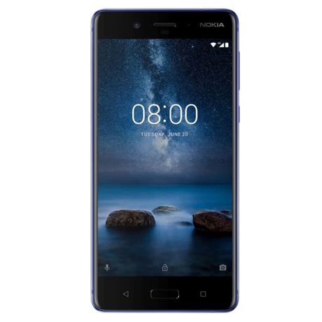Telefon mobil Nokia 8 Dual SIM, RAM 4GB, Stocare 64GB, Tempered Blue