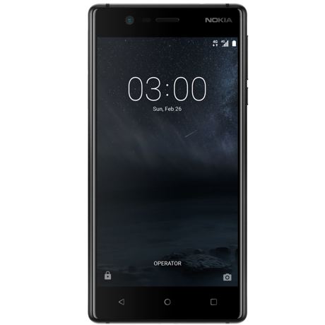 Telefon mobil Nokia 3 Dual SIM 5.0", 4G, RAM 2GB, Stocare 16Gb Matte Black
