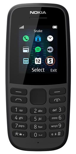  Telefon mobil Nokia 105 Dual SIM 2019 Black