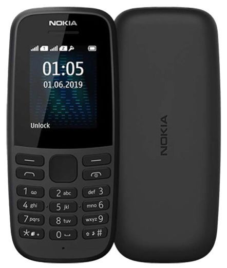 Telefon mobil Nokia 105 Dual SIM 2019 Black