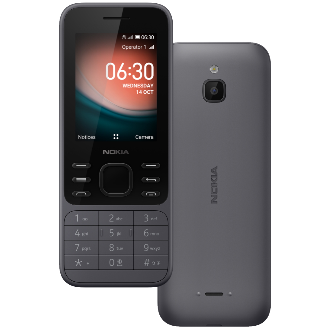 Telefon mobil Nokia 6300 Dual SIM, 2.4", RAM 512 MB, Stocare 4GB, Charcoal