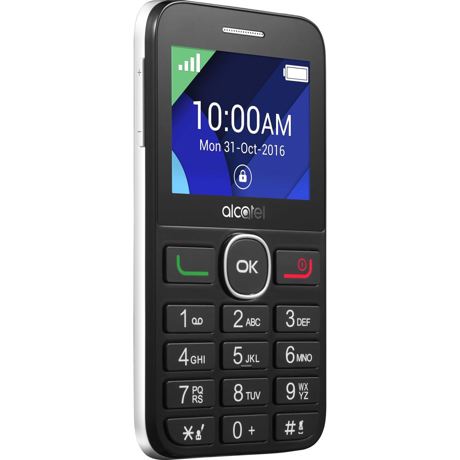 Telefon mobil Alcatel 2008G 2G, 2.4", Camera 2MP, 1400mAh, Black&White