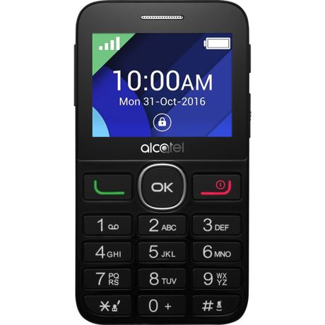 Telefon mobil Alcatel 2008G 2G, 2.4", Camera 2MP, 1400mAh, Black