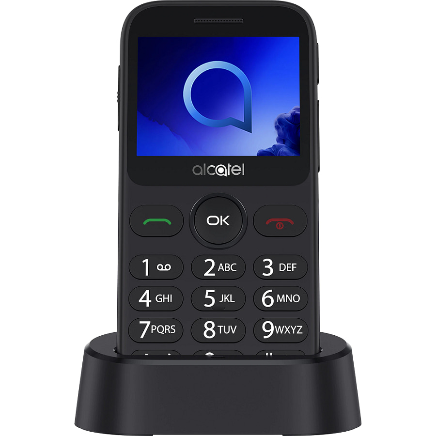 Telefon mobil Alcatel 2019, Single SIM, 2G, Metallic gray