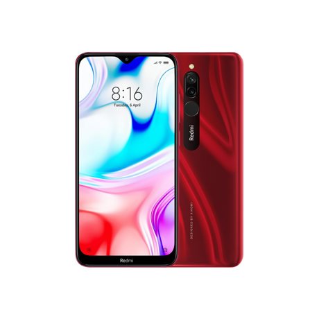 Telefon mobil Xiaomi Redmi 8, 6.22", RAM 4GB, Stocare 64GB, Ruby Red