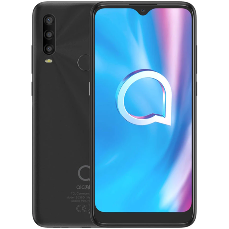 Telefon mobil Alcatel 1SE (2020), Dual SIM, 4G, RAM 4GB, 64GB stocare, Power Gray