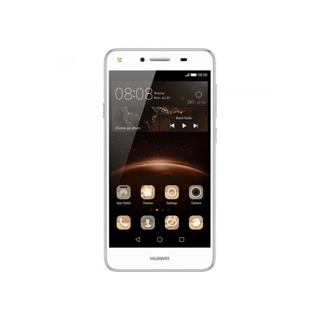 Telefon mobil Huawei Y5 II Dual Sim 4G, 5'', RAM 1GB, Stocare 8GB, Camera 2MP/8MP, White
