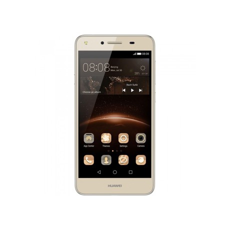 Telefon mobil Huawei Y5 II Dual Sim, 4G, 5'',RAM 1GB, Stocare 8GB, Camera 2MP/8MP, Gold