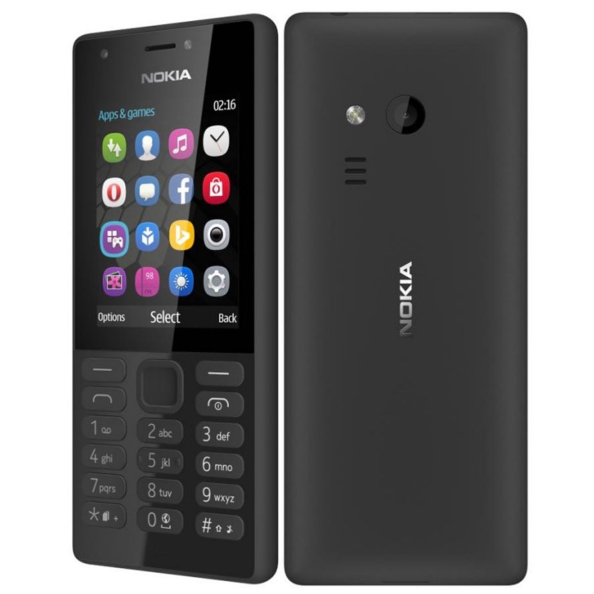 Telefon mobil Nokia 216 Dual SIM Black