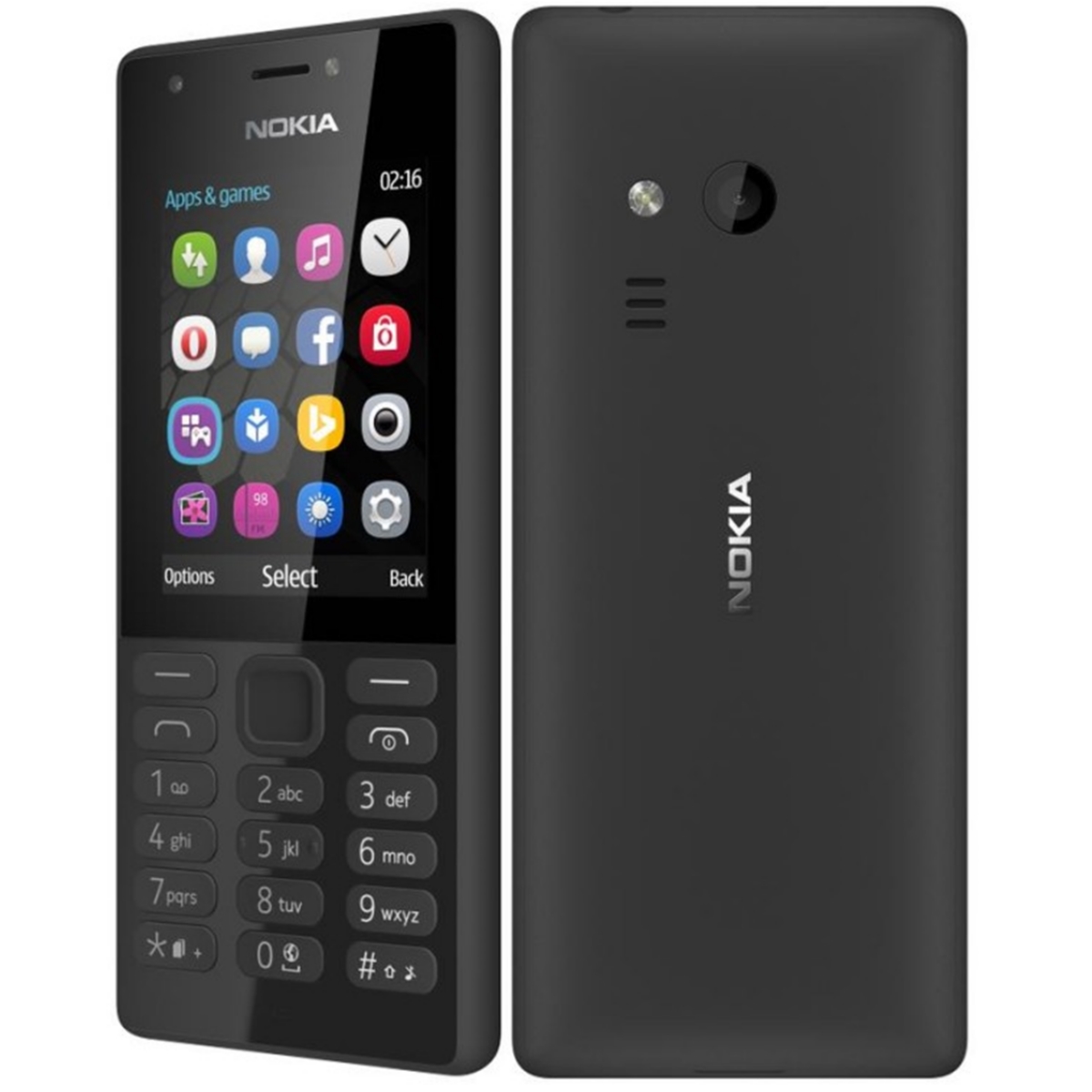 Telefon mobil Nokia 216 Dual SIM Black