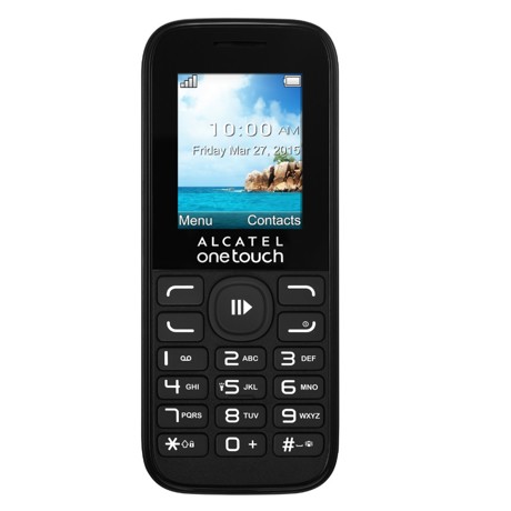 Telefon mobil Alcatel 1052D TIGER L3, Dual Sim, 1.8", Camera VGA, Baterie 400mAh, Black