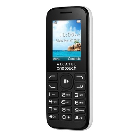 Telefon mobil Alcatel 1052D TIGER L3, Dual Sim, 1.8", Camera VGA, Baterie 400mAh, White