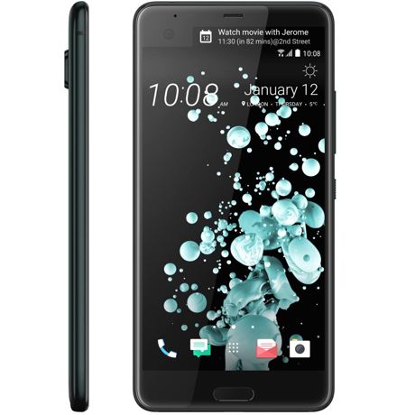 Telefon mobil HTC U Ultra LTE, RAM 4GB, Stocare 64GB, Brilliant Black
