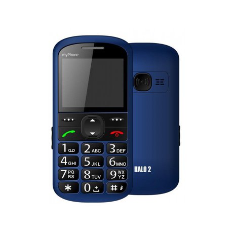  Telefon mobil MyPhone Halo2, Single Sim, retea 2G, ecran 2,2", camera 0,3MP, baterie 900mAh, Blue 