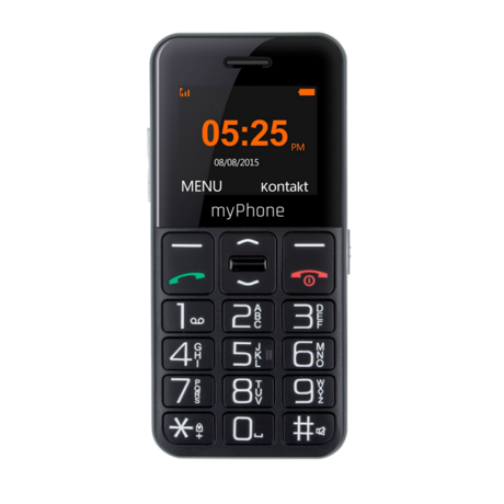 Telefon mobil MyPhone Halo Easy 2G, 1.8", VGA, 1000mAh, Black