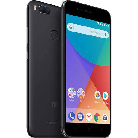 Telefon mobil Xiaomi Mi A1 Dual Sim 5.5" LTE, Black, RAM 4GB, Stocare 32GB, Camera 5MP/12MP