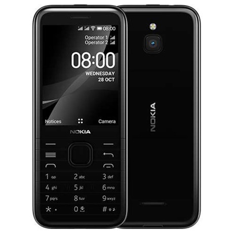 Telefon mobil Nokia 8000 Dual SIM, 4G, Black