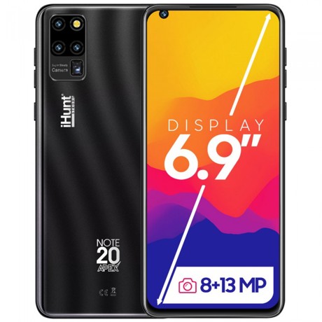 Telefon mobil iHUNT Note 20 ApeX, 6.9", Dual Sim, RAM 2GB, Stocare 16GB, 3G, Black