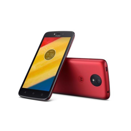 Telefon mobil MOTOROLA Moto C Plus Dual Sim 4G, 5", RAM 1GB, Memorie 16GB, Camera 2MP/8MP, Red 