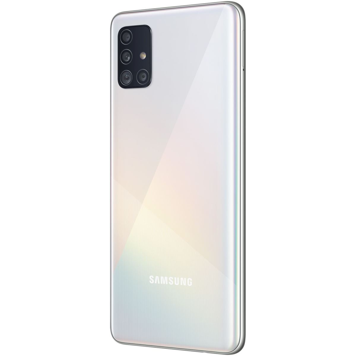 Telefon mobil Samsung Galaxy A51 Dual Sim, Prism  White, 6.5", RAM 4GB, Stocare 128GB