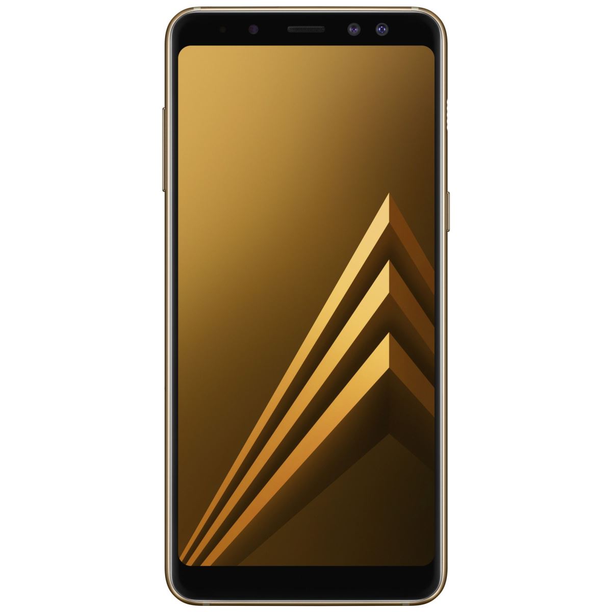 Telefon mobil Samsung Galaxy A8 (2018) Dual Sim 5.6'', Gold, 4G, RAM 4GB Stocare 32GB, Camera 16MP+8MP/16MP