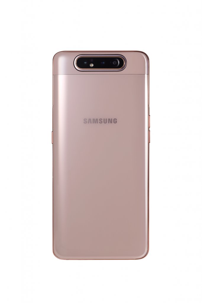Telefon mobil Samsung Galaxy A80 Dual Sim, Gold LTE, 6.7", 128GB
