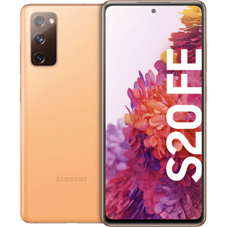 Telefon mobil Samsung Galaxy S20 FE, Dual Sim, Cloud Orange, RAM 6GB, Stocare 128GB