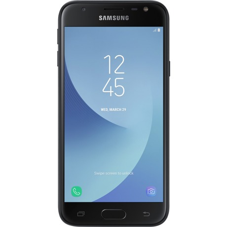 Telefon mobil Samsung Galaxy J3 (2017) Dual Sim 4G, Black, 5.0", RAM 2GB, Memorie 16GB, Camera 5MP/13MP