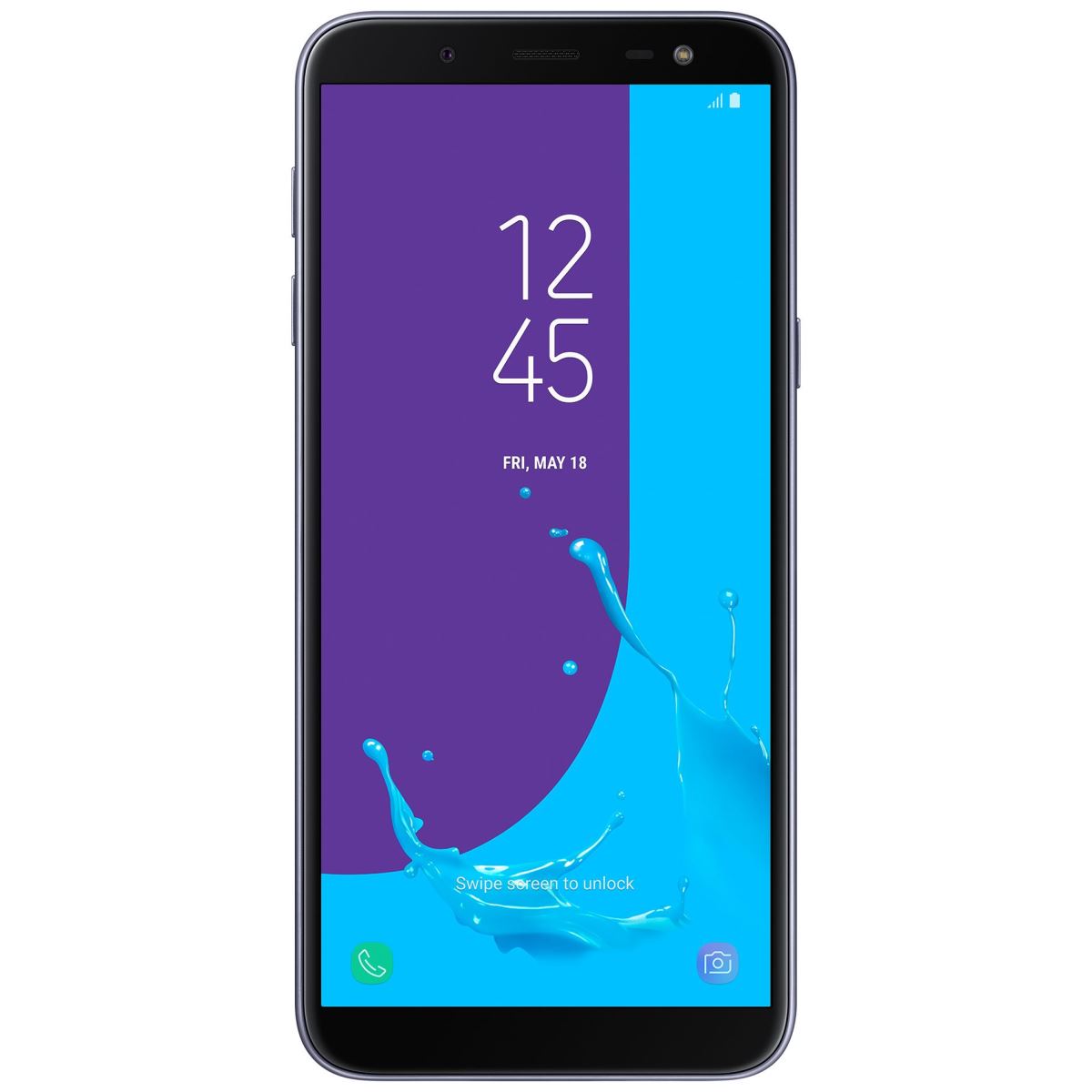 Telefon mobil Samsung J6 2018 Dual Sim 4G, Orchid Grey, RAM 3GB, Stocare 32GB